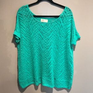 Light Green cover sweater by Hollister
